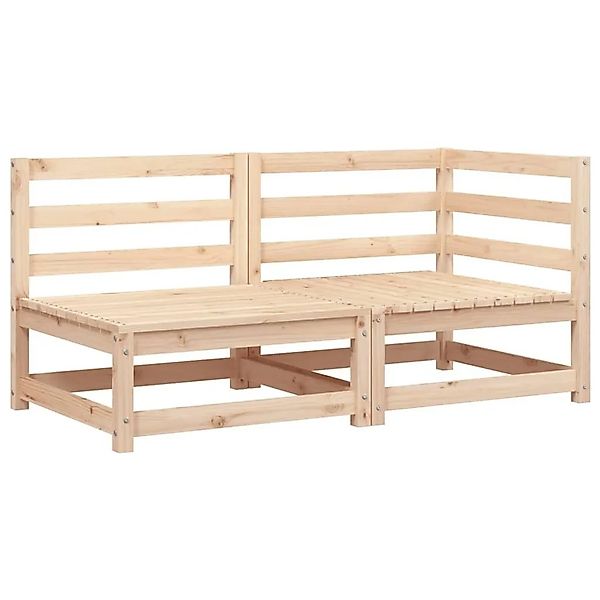 vidaXL Gartensofa 2-Sitzer Massivholz Kiefer 837942 günstig online kaufen