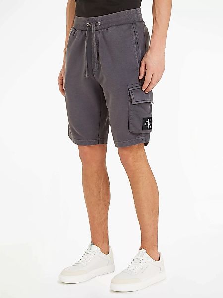 Calvin Klein Jeans Sweatshorts "WASHED BADGE SHORTS", mit Logostickerei günstig online kaufen