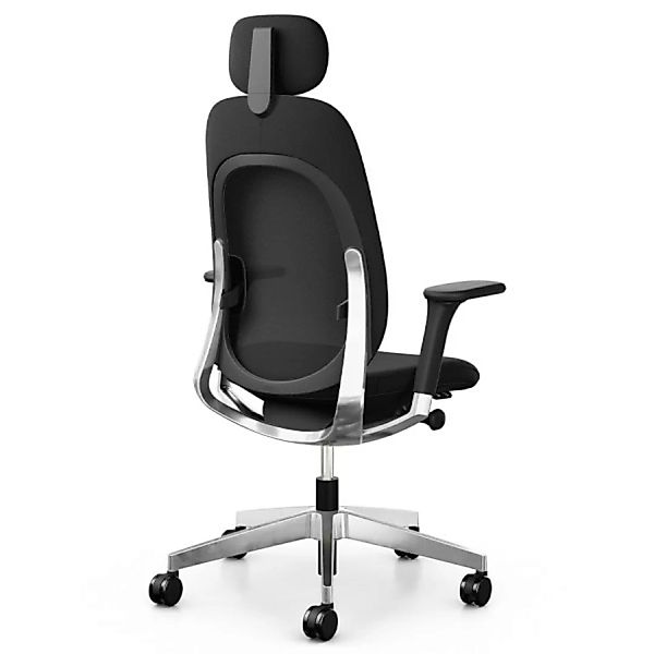 Giroflex 40-4049 Drehstuhl schwarz mit hoher Netzrückenlehne und Kopfstütze günstig online kaufen