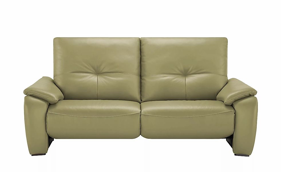 Wohnwert Sofa  aus Echtleder Halina ¦ grün ¦ Maße (cm): B: 205 H: 98 T: 98. günstig online kaufen