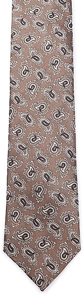 Suitable Krawatte Seide Paisley Camel - günstig online kaufen