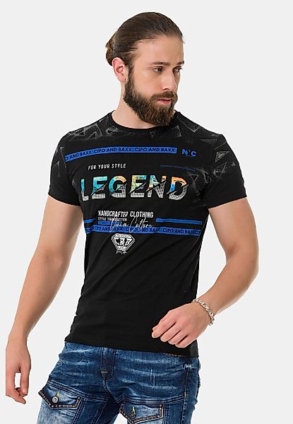 Cipo & Baxx T-Shirt "T-Shirt", mit Rundhalsausschnitt günstig online kaufen