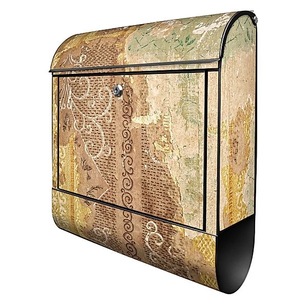 Banjado Design Briefkasten Schwarz Pulverbeschichtet 39x47x14cm 2 Schlüssel günstig online kaufen