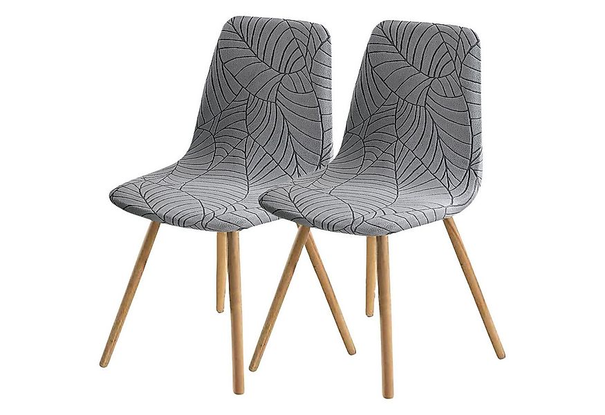 Refttenw Stuhlhusse Esstisch Elastizität Blattdruck Abnehmbar Waschbar Stuh günstig online kaufen