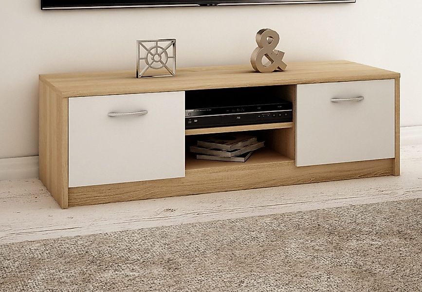 Home Collective TV-Schrank 120cm breit Lowboard günstig online kaufen