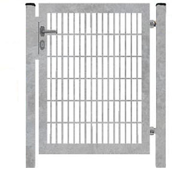 Gartentor für Doppelstabmattenzäune Voll-Rahmen Zink 150 cm x 180 cm günstig online kaufen