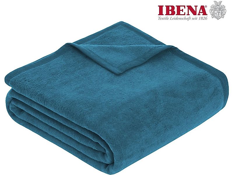 Wohndecke Luxus, IBENA, verschiedene größen, uni, kuscheldecke, premium, ma günstig online kaufen