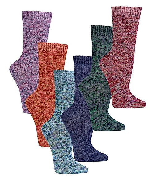 TippTexx 24 Freizeitsocken 6 Paar superweiche Bambussocken mit Baumwolle, M günstig online kaufen
