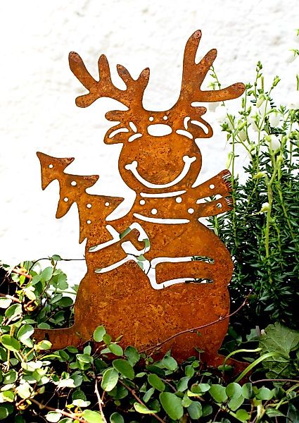 LB H&F Lilienburg Gartenstecker Gartenstecker Elch günstig online kaufen