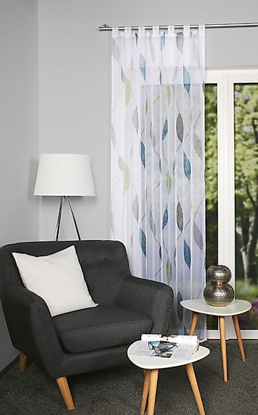HOME WOHNIDEEN Gardine PAOLO, Schlaufen (1 günstig online kaufen