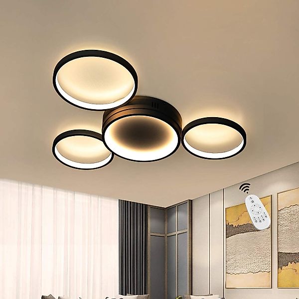 Nettlife LED Deckenleuchte 4 Flammig Ring günstig online kaufen