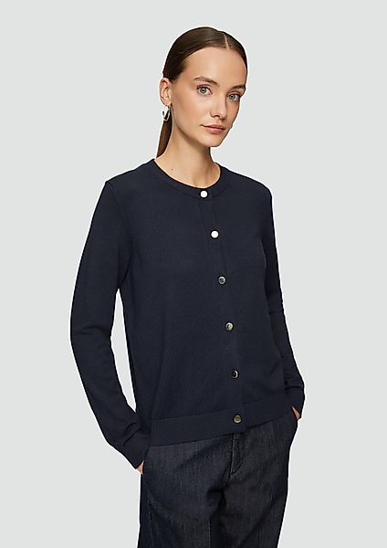s.Oliver BLACK LABEL Strickjacke Strickjacke aus günstig online kaufen