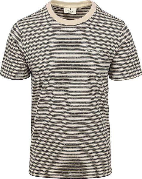 Anerkjendt Akrod T-shirt Streifen Blau - Größe XL günstig online kaufen