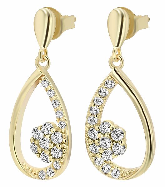 Adelia´s Paar Ohrhänger "Damen Ohrringe – Ohrhänger aus 925 Silber mit Zirk günstig online kaufen