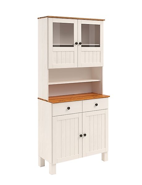 Home affaire Küchenbuffet "Alby2", Mit Metallgriffen, Breite 85 cm günstig online kaufen