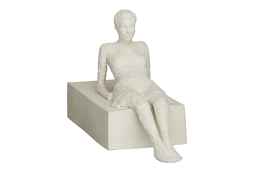 Kähler Dekofigur Kähler Character The Attentive One H13 Steingut Weiß günstig online kaufen