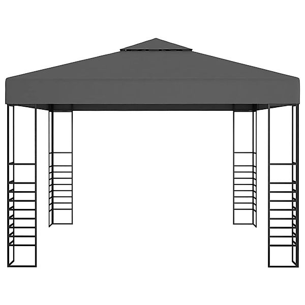 Gartenpavillon 3×3 M Anthrazit günstig online kaufen