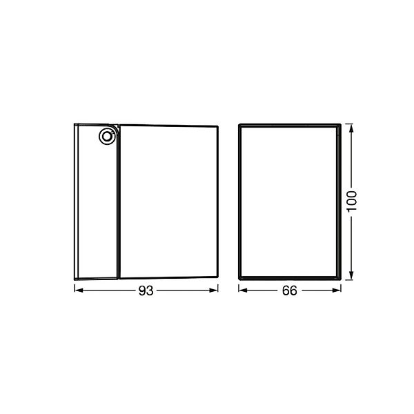 OSRAM Außenwandleuchte ENDURA CLASSIC CUBE, weiß Metall IP44 günstig online kaufen