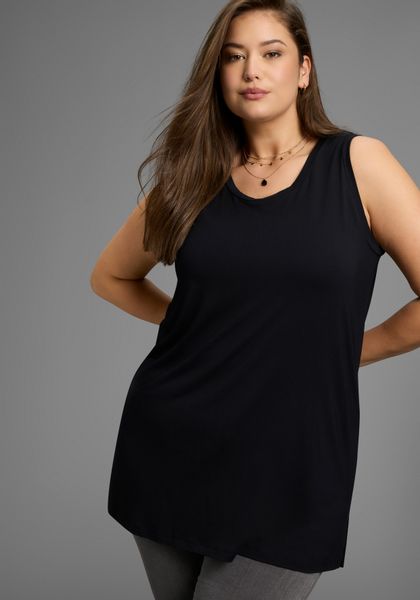 Laura Scott CURVE Longtop aus fließendem günstig online kaufen
