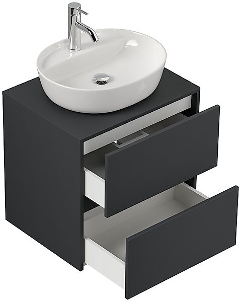 Magnolia Home Aufsatzwaschbecken Badmöbel Taifun 60cm günstig online kaufen