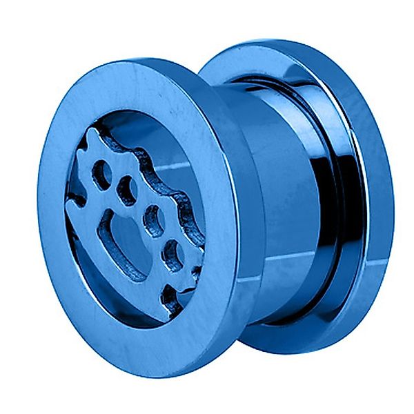 Taffstyle Plug Piercing Edelstahl Schlagring Style, günstig online kaufen
