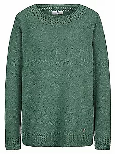 Rundhals-Pullover Anna Aura grün günstig online kaufen