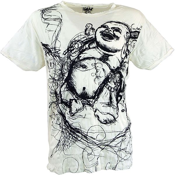 Guru-Shop T-Shirt Sure Herren T-Shirt Happy günstig online kaufen