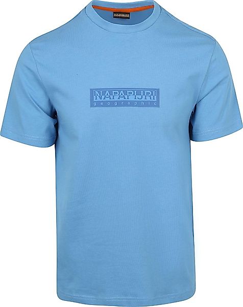 Napapijri T-shirt Logo Blau - Größe XXL günstig online kaufen