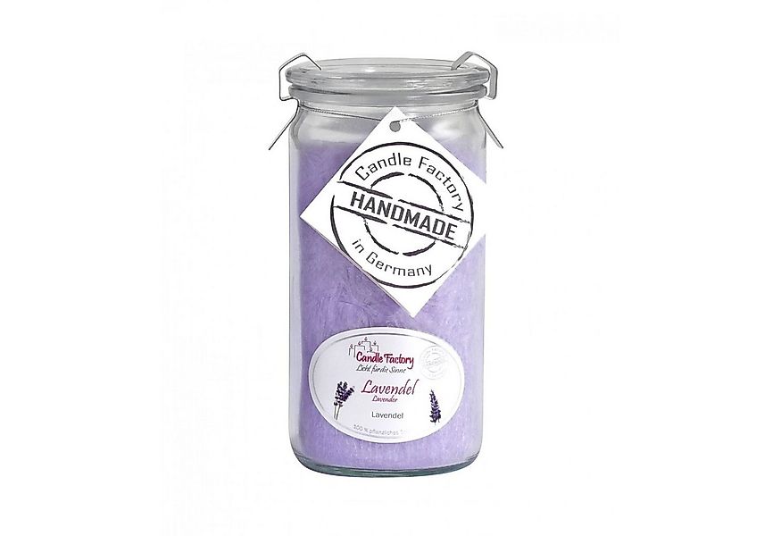 Candle Factory Duftkerze Candle Factory Mini Jumbo Lavendel Duftkerze Dekok günstig online kaufen