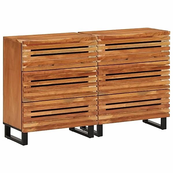 vidaXL Sideboard 2 Stk 60x34x75 cm Massivholz Akazie 3217080 günstig online kaufen