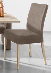Home affaire 4-Fußstuhl »Umag« (Set) 2 Stk. Luxus-Microfaser Sitz und Rücke günstig online kaufen