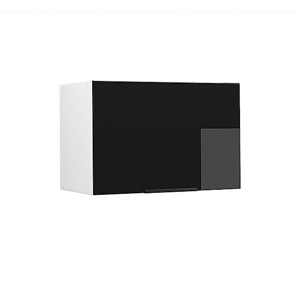 Vicco Badschrank Fame-Line Schwarz-Eiche Hochglanz/Weiß 60 x 40 cm Flach günstig online kaufen