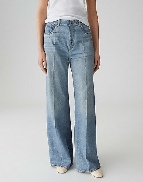 OPUS PANTS Stoffhose Capria cruise Fließender Schnitt mit modischem Denimpr günstig online kaufen