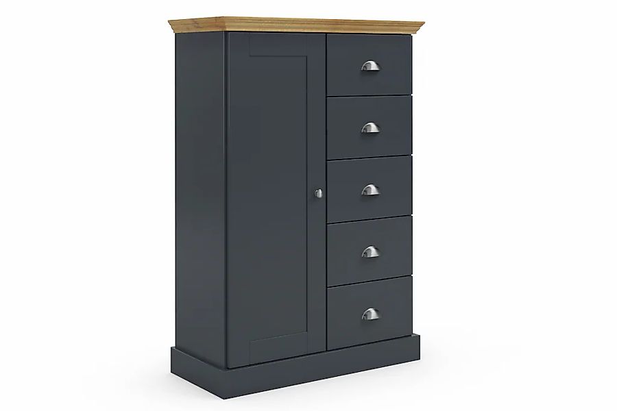 OTTO home Kommode "Motala" 5 Schubladen und 2 verstellbare Einlegeböden, Br günstig online kaufen