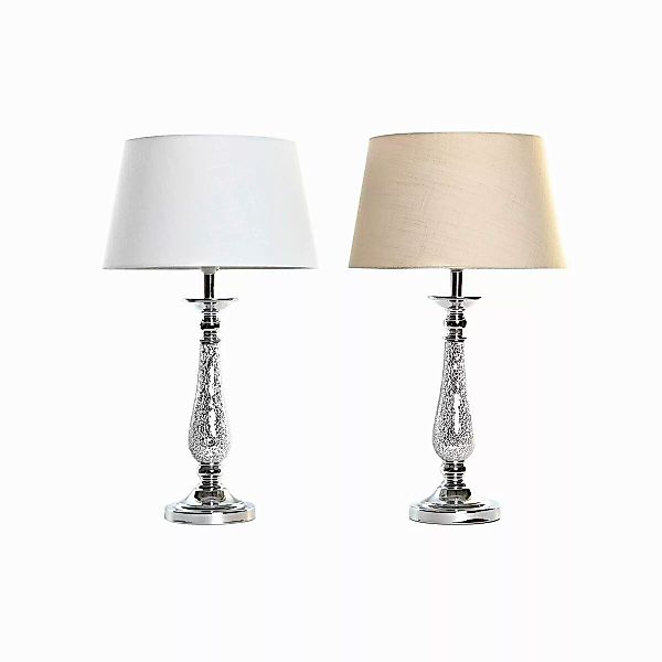 Tischlampe Dkd Home Decor Beige Durchsichtig Weiß 220 V 50 W (38 X 38 X 67 günstig online kaufen