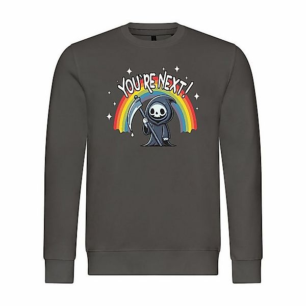 deinshirt Rundhalspullover Herren Pullover Youre next Mit Print Motiv, Graf günstig online kaufen