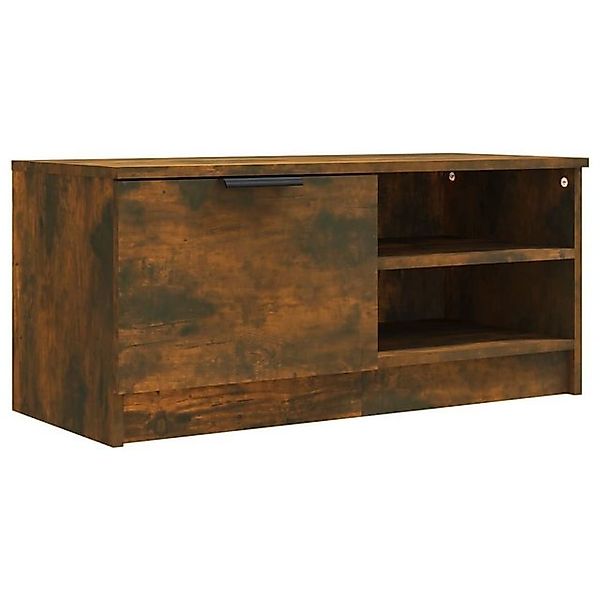 furnicato TV-Schrank Räuchereiche 80x35x36,5 cm Holzwerkstoff (1-St) günstig online kaufen