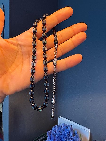 TesbihBid Kettenanhänger Osmanli Gebetskette mit blauen günstig online kaufen