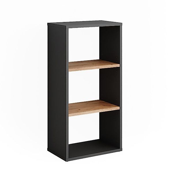 Vicco Bücherregal Orlando, Anthrazit/Goldkraft Eiche, 40 günstig online kaufen