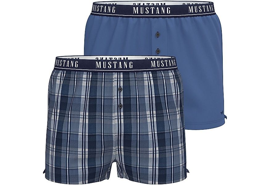MUSTANG Boxershorts Freddy Unterhose Unterwäsche (Spar-Set, 2-St) Bequem & günstig online kaufen