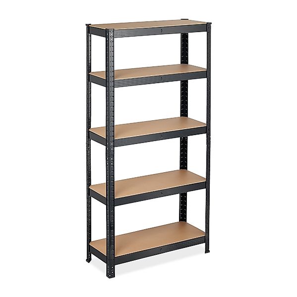relaxdays Schwerlastregal Schwarzes Schwerlastregal 875 kg günstig online kaufen