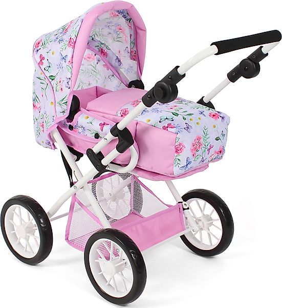 CHIC2000 Kombi-Puppenwagen Leni, Flowers, mit herausnehmbarer günstig online kaufen