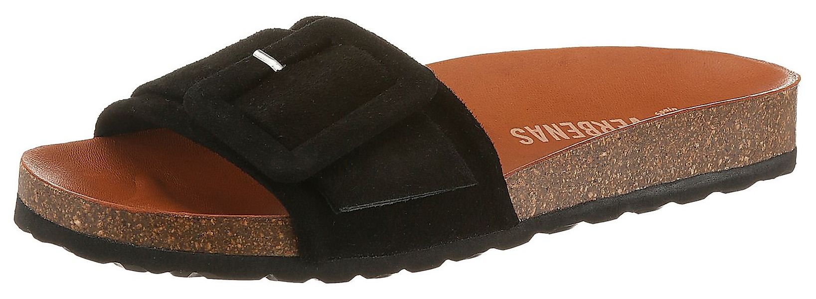 VERBENAS REIKO VELOUR Pantolette Sommerschuh, Urlaubsschuh, Strandschuh zum günstig online kaufen