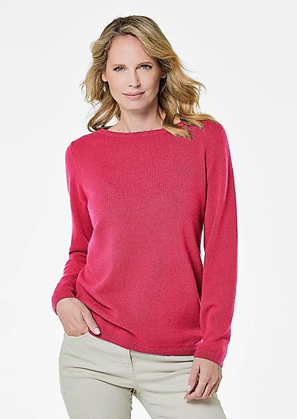 GOLDNER Strickpullover Kurzgröße: Kaschmirpullover mit U-Boot günstig online kaufen