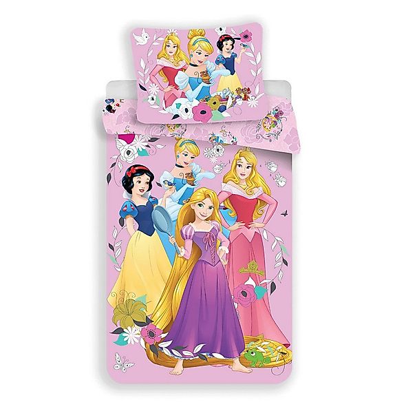 Disney Princess Bettwäsche Prinzessinen Bettwäsche Set Cinderella Rapunzel günstig online kaufen