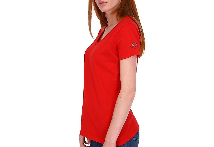 Fruit of the Loom Rundhalsshirt Damen T-Shirt mit Vintage-Logo günstig online kaufen