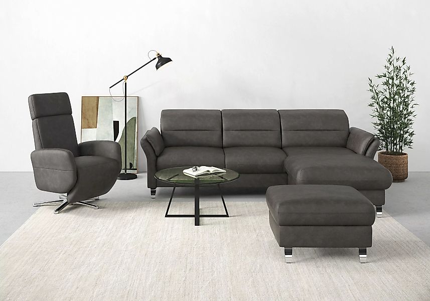 sit&more Ecksofa Grenoble L-Form mit Federkern, günstig online kaufen