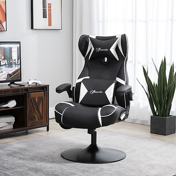 Vinsetto Gamingstuhl mit Wippfunktion, höhenverstellbarer Bürostuhl, ergono günstig online kaufen