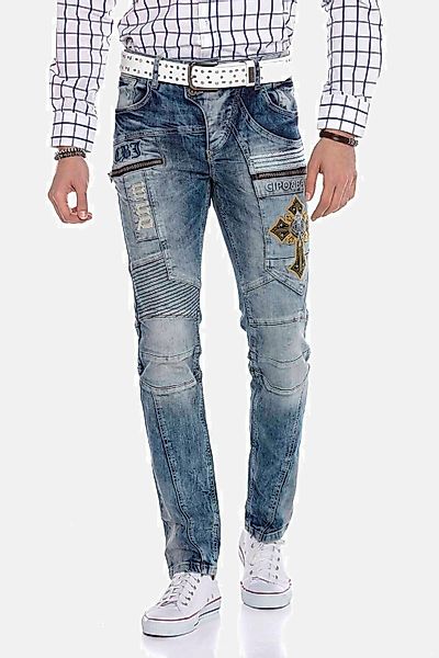 Cipo & Baxx 5-Pocket-Jeans "Jeans" in Regular-Fit, CD-293 günstig online kaufen
