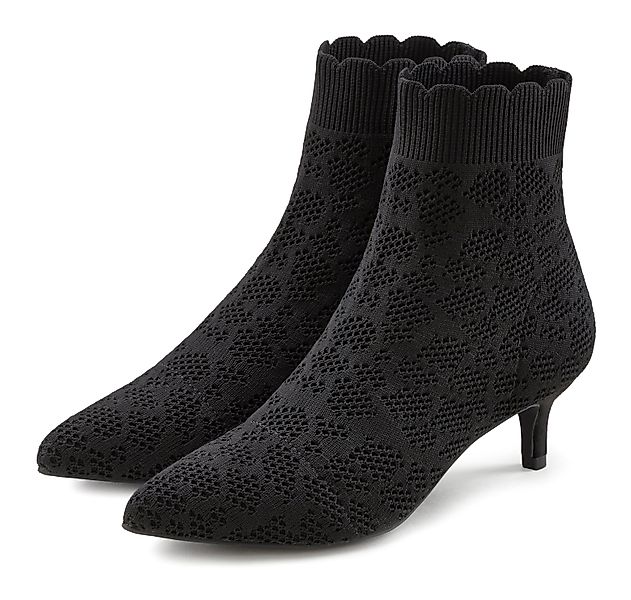 LASCANA Sock Boot, Ankleboots High Heel günstig online kaufen